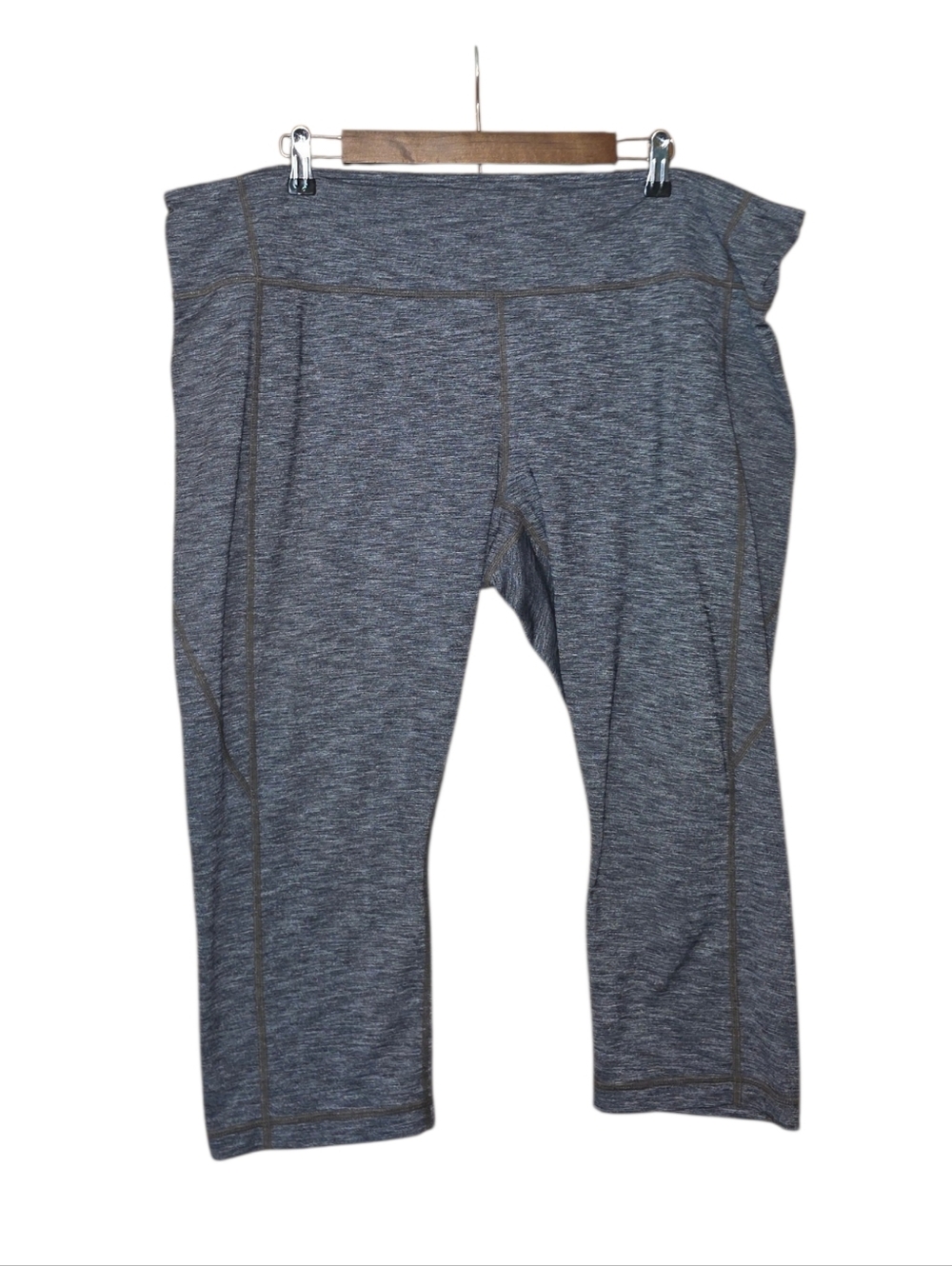 Athleta Grey Cropped Legging 2X